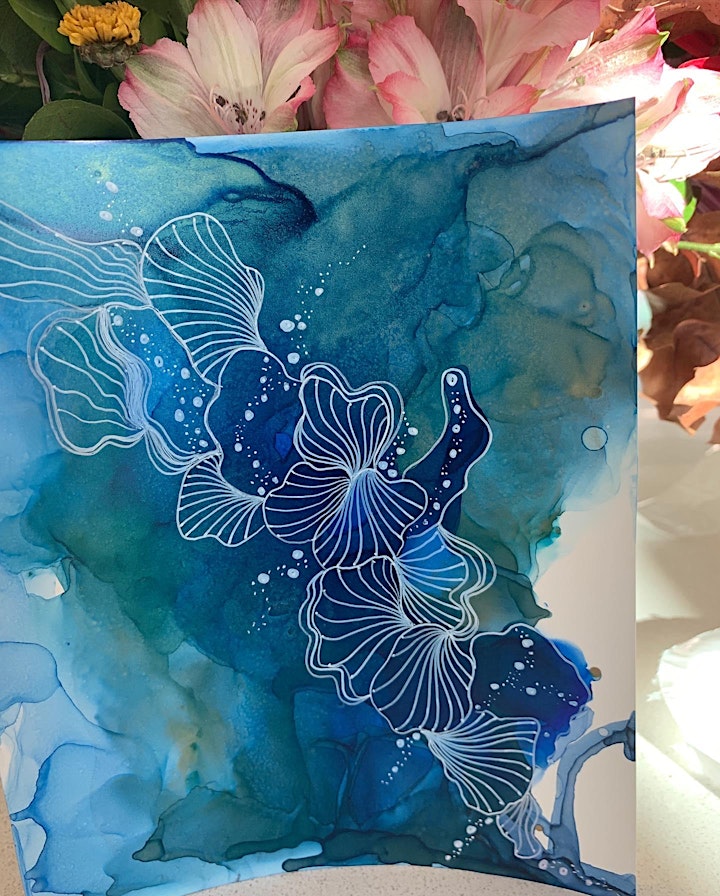 Paint for Fun:  learn to paint with alcohol ink image
