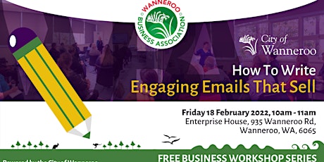 Business Workshop - How To Write Engaging Emails That Sell tickets