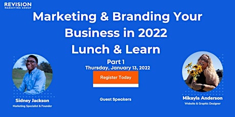Marketing and Branding Your Business for 2022 tickets