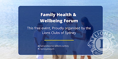 Family Health & Wellbeing Forum tickets