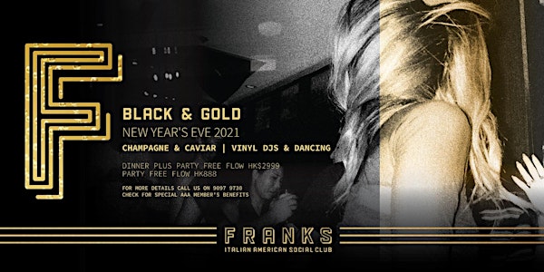 BLACK & GOLD NYE PARTY 2021