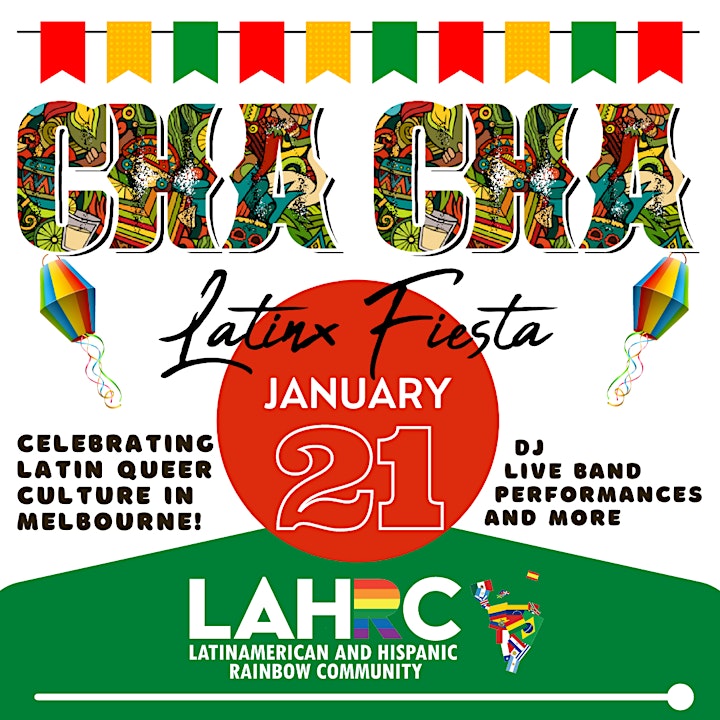 ChaCha Party - Melbourne only Queer Latinx Night - 21 January - LAHRC image