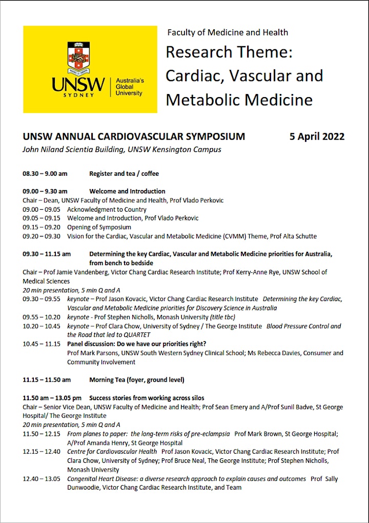 
		UNSW Annual Cardiovascular Symposium 2022 image
