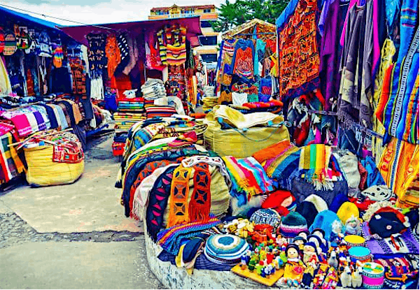 Famous Indigenous Market in Ecuador