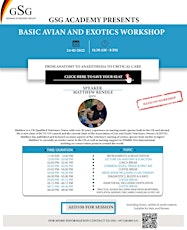 Basic Avian and Exotics Workshop tickets