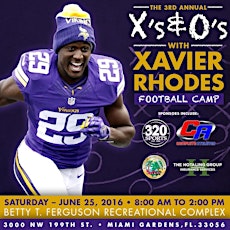 COMPLETE ATHLETES presents X's and O's with XAVIER RHODES Free Football Camp!!! primary image
