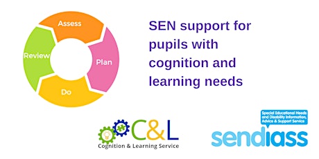 SEN support for pupils with cognition and learning needs tickets