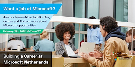 Building a Career at Microsoft Netherlands tickets