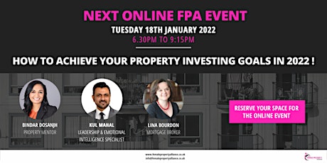 How to Achieve your  Property Investing Goals in 2022 tickets