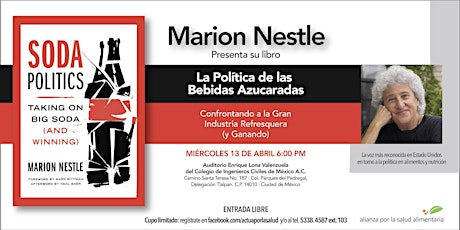Image principale de Marion Nestle presenta "Soda Politics"