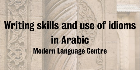 Writing skills and use of idioms in Arabic tickets
