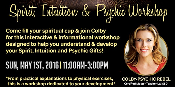 SIP: Spirit, Intuition & Psychic Workshop