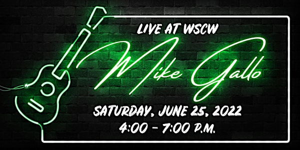 Mike Gallo on the Patio June 25