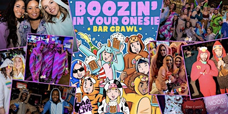 Boozin' In Your Onesie Bar Crawl | Boston, MA - Bar Crawl LIVE! tickets