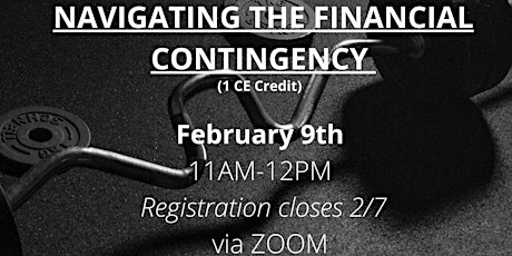 Education Boot Camp - Navigating the Financial Contingency tickets