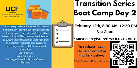 Transition Series Boot Camp Day 2 #3861 tickets