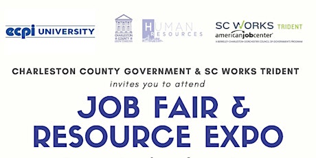 Charleston County Job Fair & Resource Expo:  FREE EVENT tickets