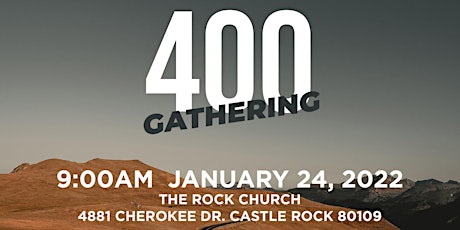 400 Gathering for Colorado January 24, 2022 tickets