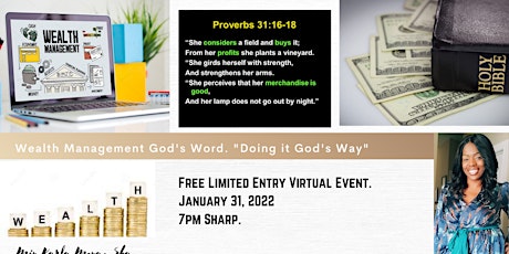 Wealth Management and God's Word: "Doing it God's Way" tickets