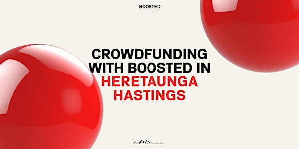 Crowdfunding with Boosted in Heretaunga Hastings