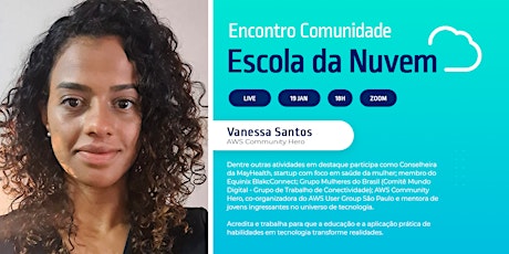 Comunidade EdN #02: Vanessa Santos bilhetes