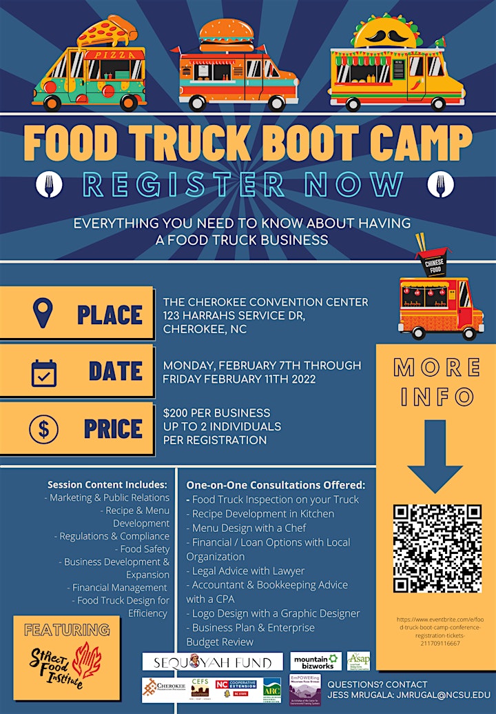 
		POSTPONED! Food Truck Boot Camp - Conference Registration image
