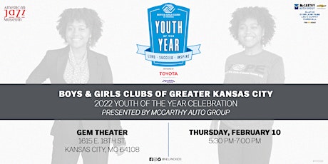 2022 Youth of the Year Celebration presented by McCarthy Auto Group tickets