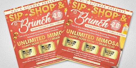 Sip, Shop & Brunch 2.0 tickets