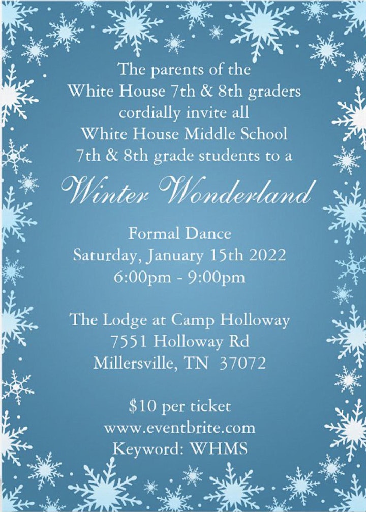 
		Winter Formal for WHMS 7th & 8th Graders image
