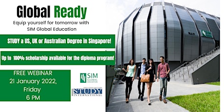 Study in Singapore - SIM Global Education! tickets
