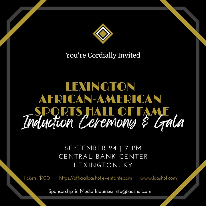 Lexington African-American Sports Hall of Fame Induction Ceremony and Gala image