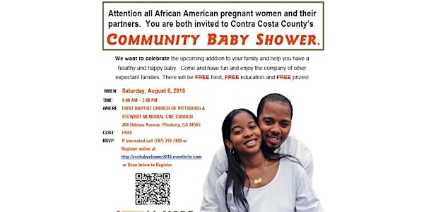 Contra Costa County African American Community Baby Shower