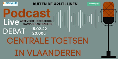 Live Podcast: Debat centrale Toetsen in Vlaanderen