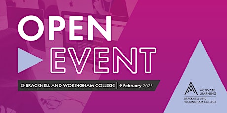 Bracknell and Wokingham College Spring Open Event tickets