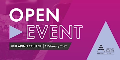 Reading College Spring Open Event tickets