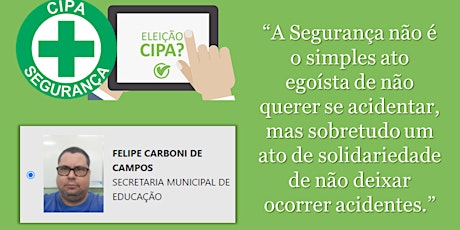 Eleição CIPA - Vote Felipe Carboni de Campos primary image