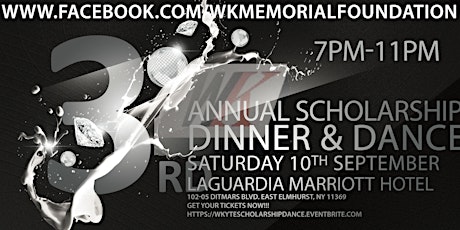W.K. Memorial Foundation 3rd Annual Scholarship Dinner and Dance primary image