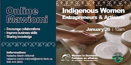 WBNB Online Mawiomi for Indigenous Women Entrepreneurs tickets