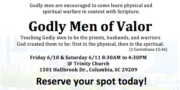 Godly Men of Valor Columbia