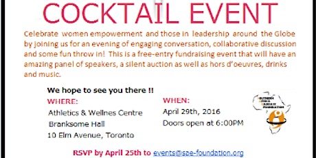 SPRING ALIVE; Women Empowered Cocktail Event - FREE ENTRY! primary image