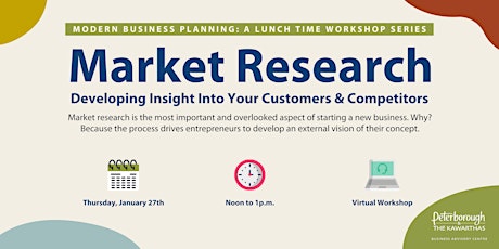 Market Research: Developing Insight Into Your Customers and Competitors tickets