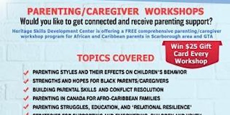 FREE Parenting/Caregiver Workshops tickets