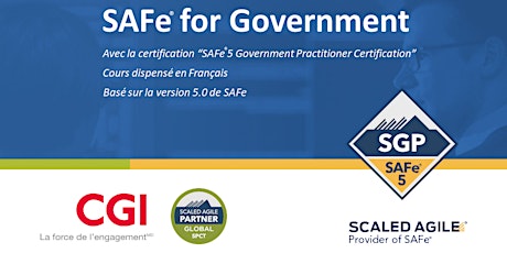 SAFe® for Government  en Français billets