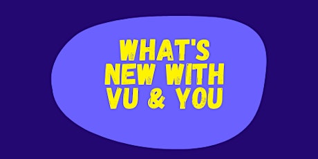 What's New with Vu & You - (unofficial) Nonprofit AF Blog Club
