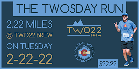 The Twosday Run @ Two22 Brew | 2022 CO Brewery Running Series tickets