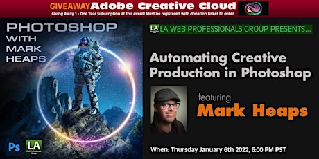 Imagen principal de Automating Creative Production in Photoshop featuring Mark Heaps