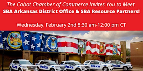 Meet SBA Arkansas & Arkansas Resource Partners-Weds. Feb. 2nd at 8:30 am CT entradas