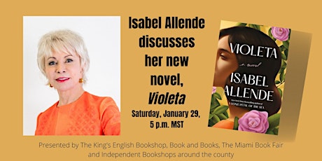 A Virtual Event with Isabel Allende | Violeta tickets