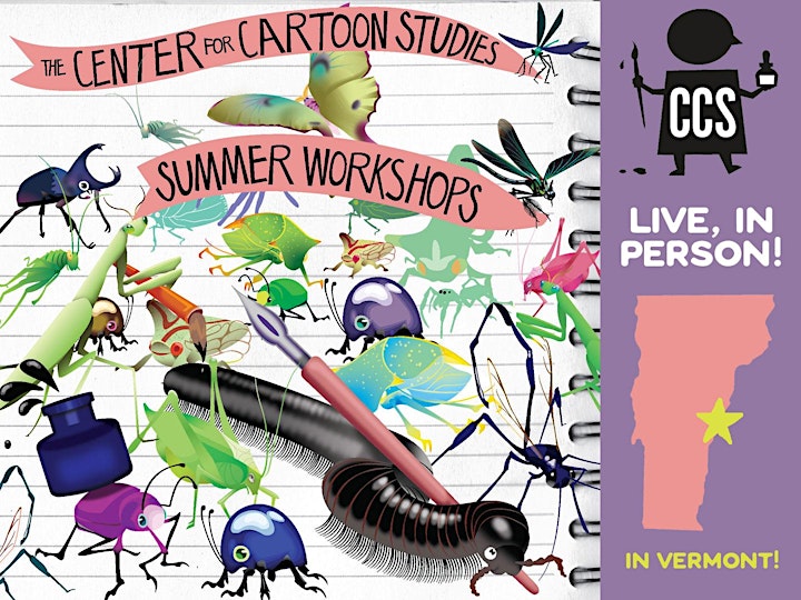 In-Person Summer 2022 Workshops at The Center for Cartoon Studies image