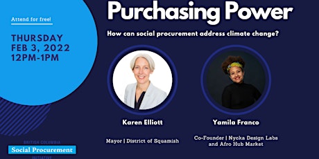 Purchasing Power: How can social procurement address climate change? tickets
